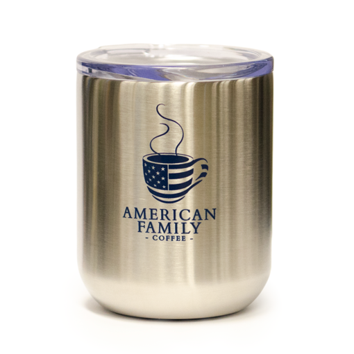 Picture of American Family Coffee 10 oz Stainless Steel Tumbler