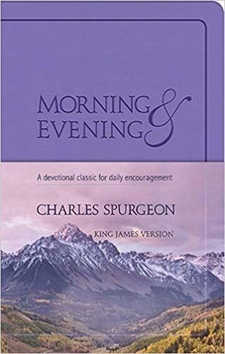 Picture of Spurgeon's Morning and Evening Daily Devotion (Flex-soft cover in Lilac) King James Version