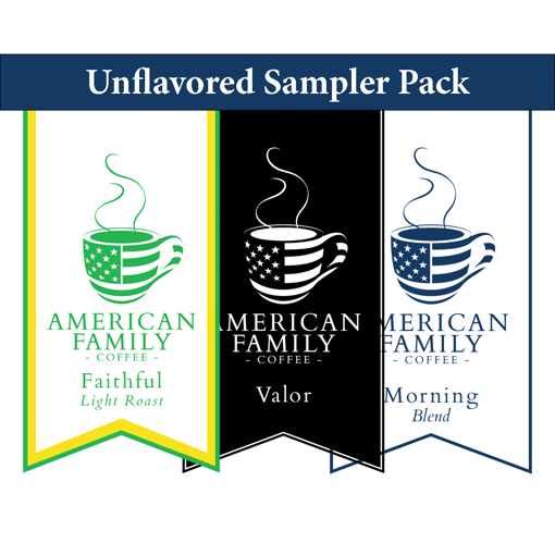 Picture of American Family Coffee Unflavored Sampler Pack