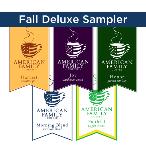 Picture of American Family Coffee Deluxe Sampler Pack