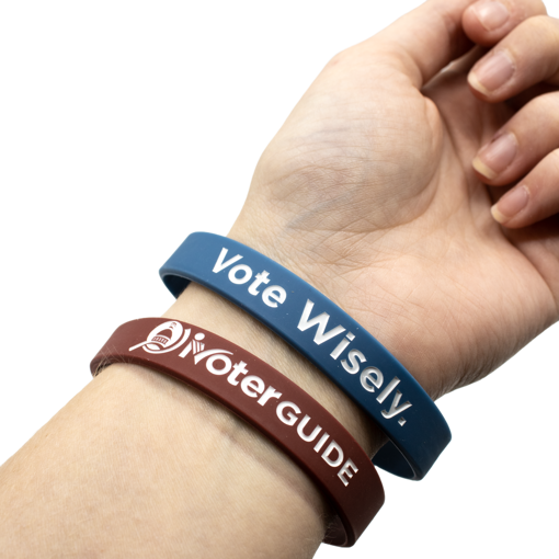 Picture of iVoterGuide "Vote Wisely" Wristbands