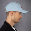 Ballot Boy Baseball Cap Light Blue Right Side On Man