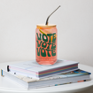 Picture of VOTE VOTE VOTE Glass Cup with Lid & Straw