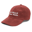 Picture of His Word, Your Vote Corduroy Hat