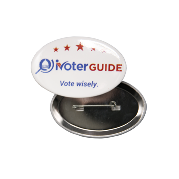 Picture of iVoterGuide Oval Buttons