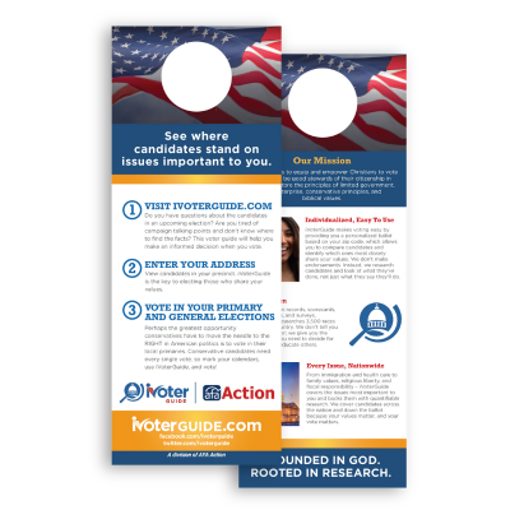 Picture of iVoterGuide Door Hangers