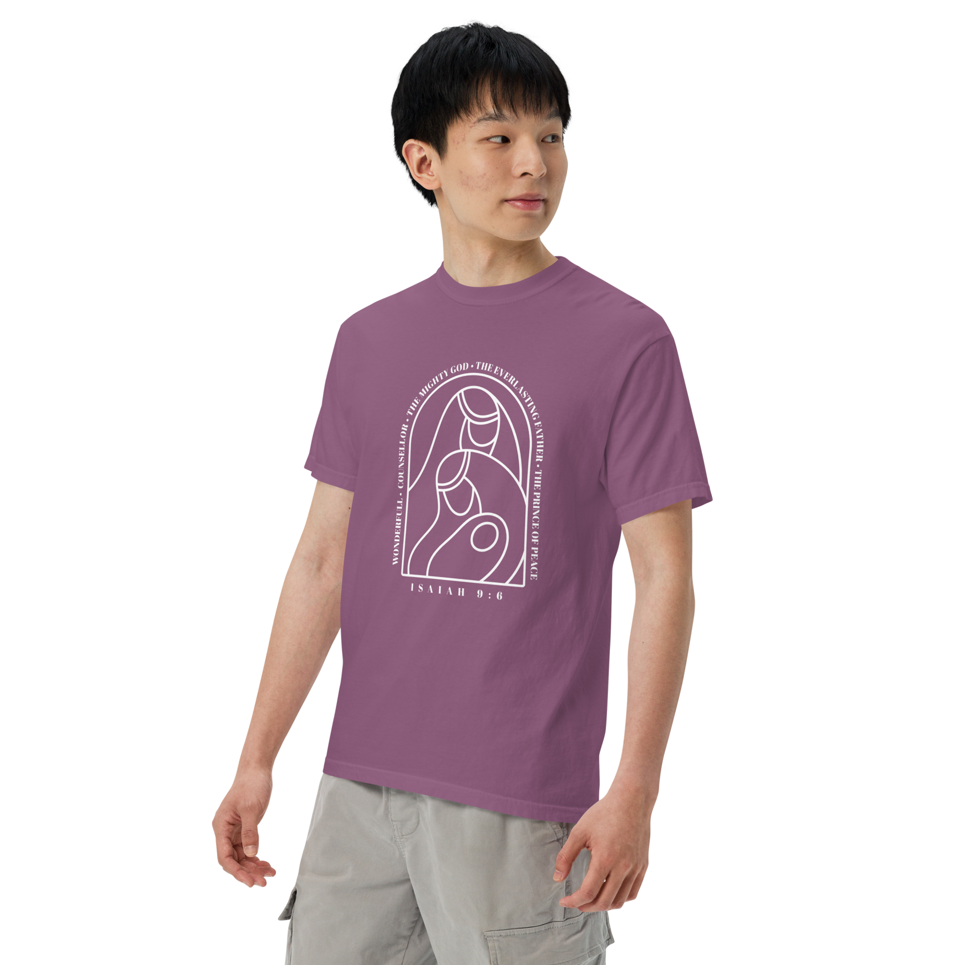 Afa resource center isaiah 9 6 names of jesus christmas t shirt