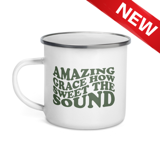 Picture of How Sweet the Sound Enamel Mug