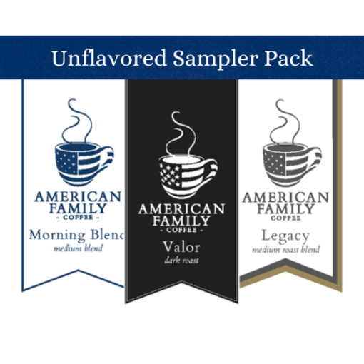 Picture of American Family Coffee Unflavored Sampler Pack