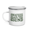 Picture of "How Sweet the Sound"  Amazing Grace Enamel Mug