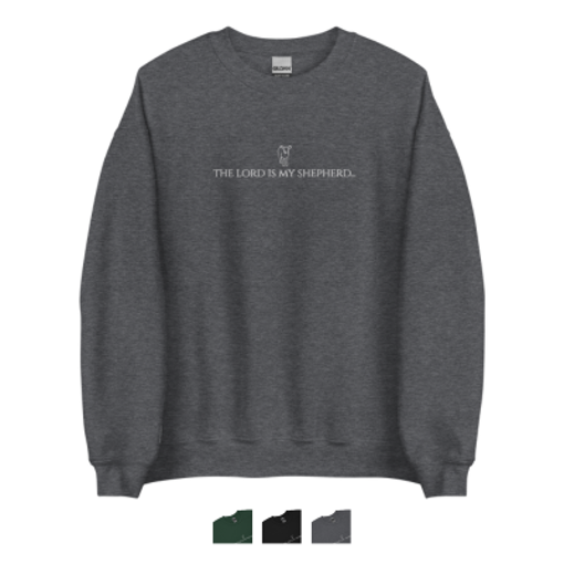 Picture of Psalm 23:1 Sweatshirt (The Lord is My Shepherd)