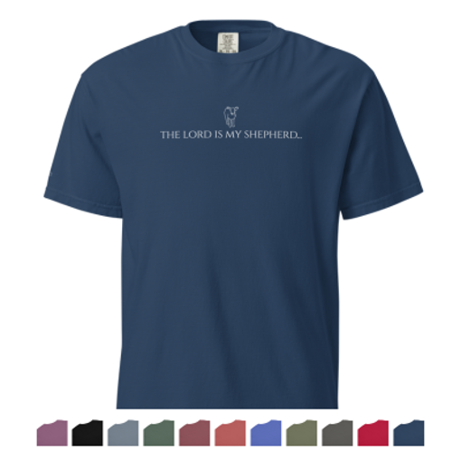 Picture of Psalm 23:1 T-Shirt (The Lord is My Shepherd)