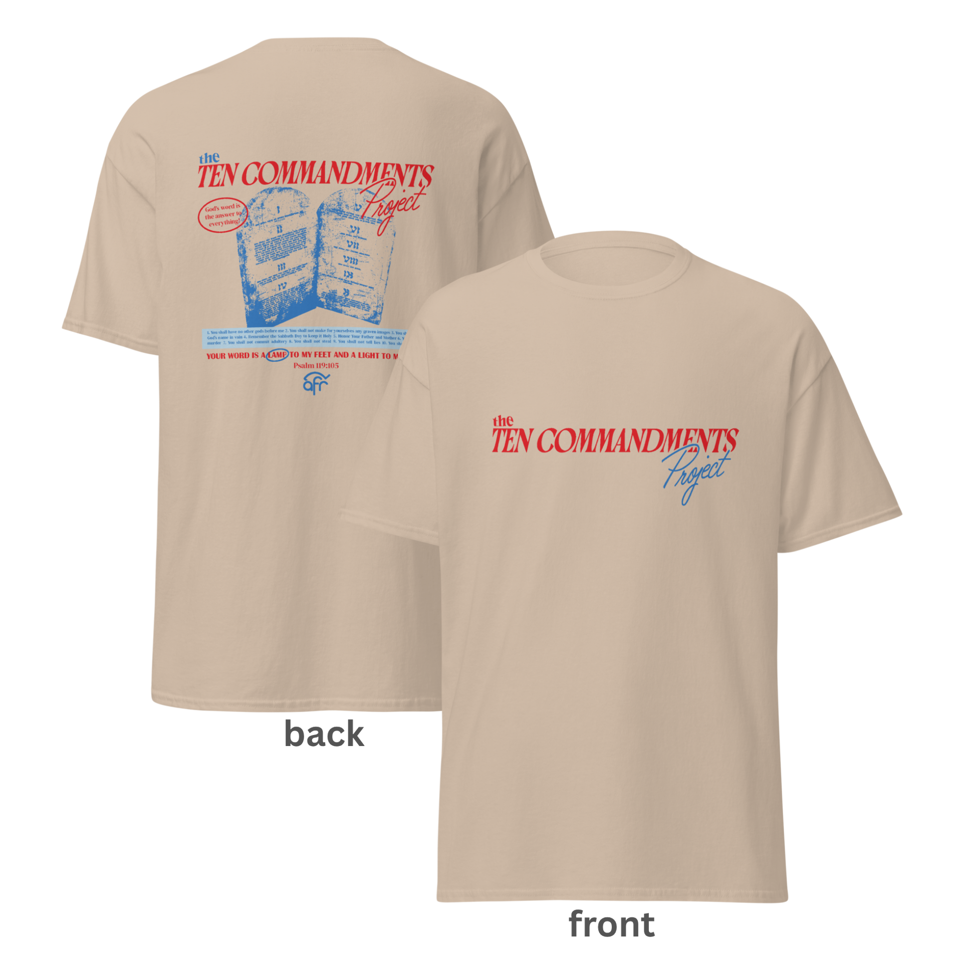 AFA Resource Center - Ten Commandments Retro T-Shirt