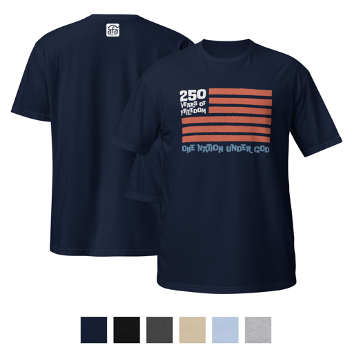 Picture of 250 Years of Freedom Flag T-Shirt