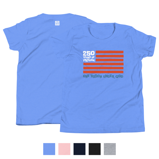 Picture of 250 Years of Freedom Flag Youth T-shirt