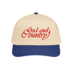 Picture of God and Country Hat (Red Script)