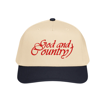 Picture of God and Country Hat (Red Script)