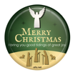 Picture of "Good Tidings of Great Joy" Christmas Buttons